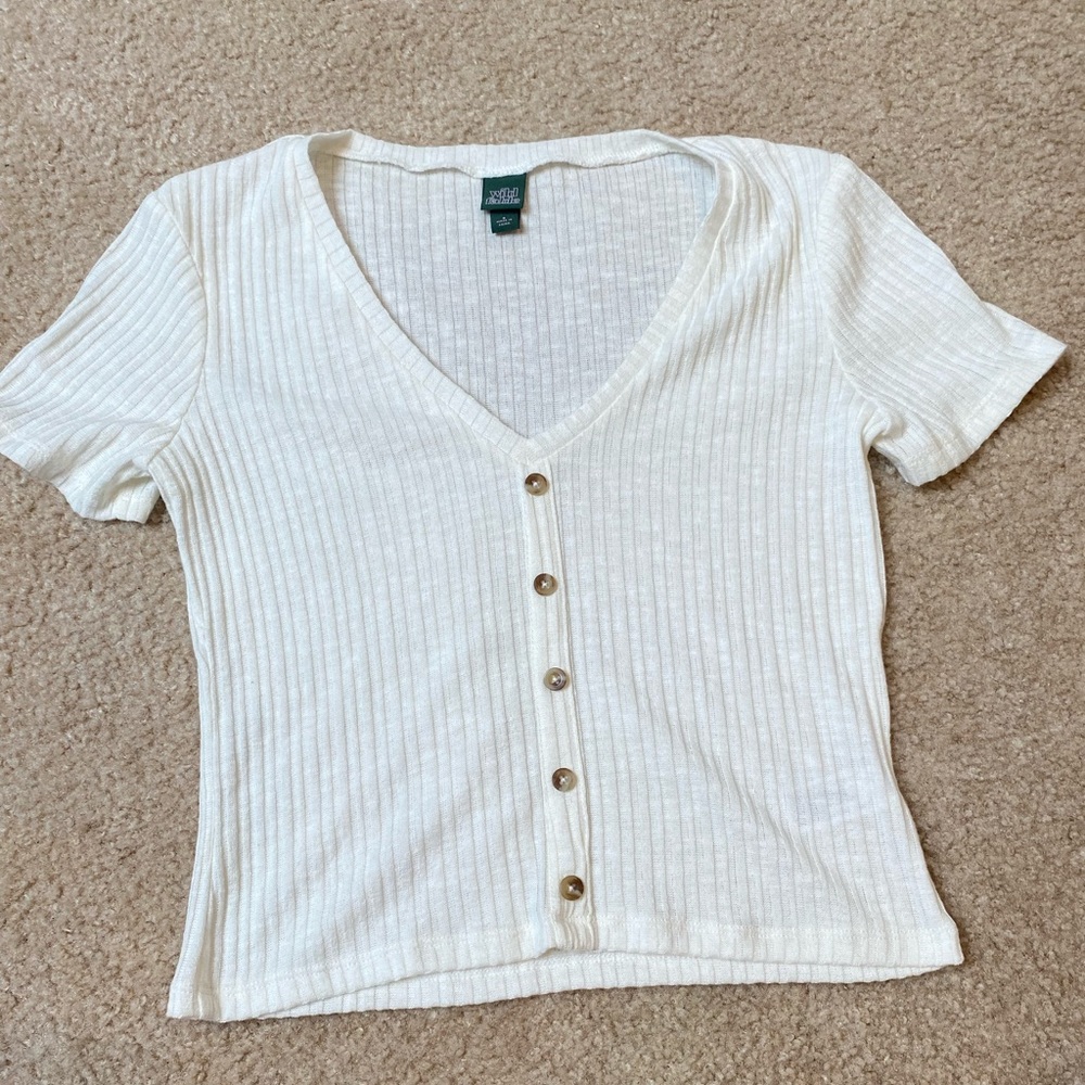 Wild Fable Top (button up tee)